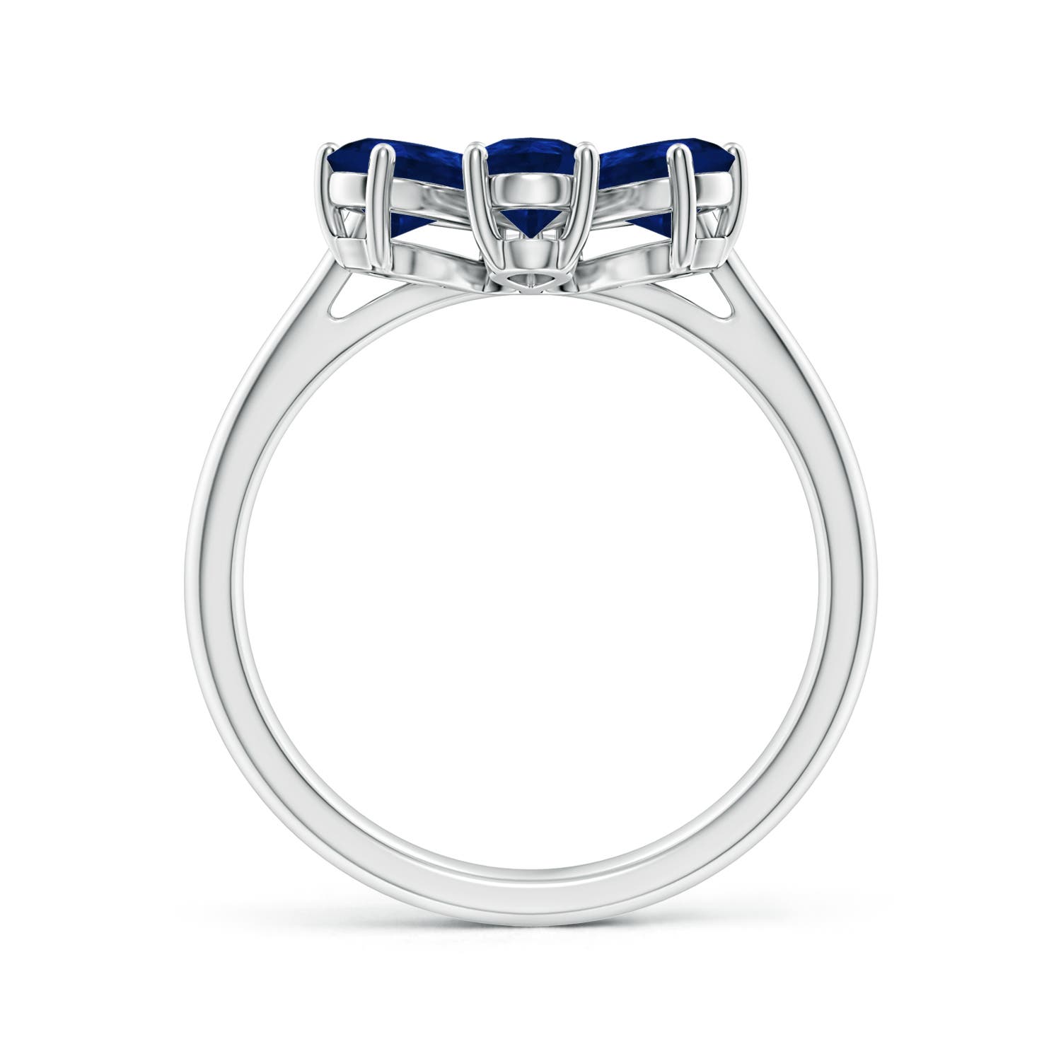 AA - Blue Sapphire / 2.44 CT / 14 KT White Gold