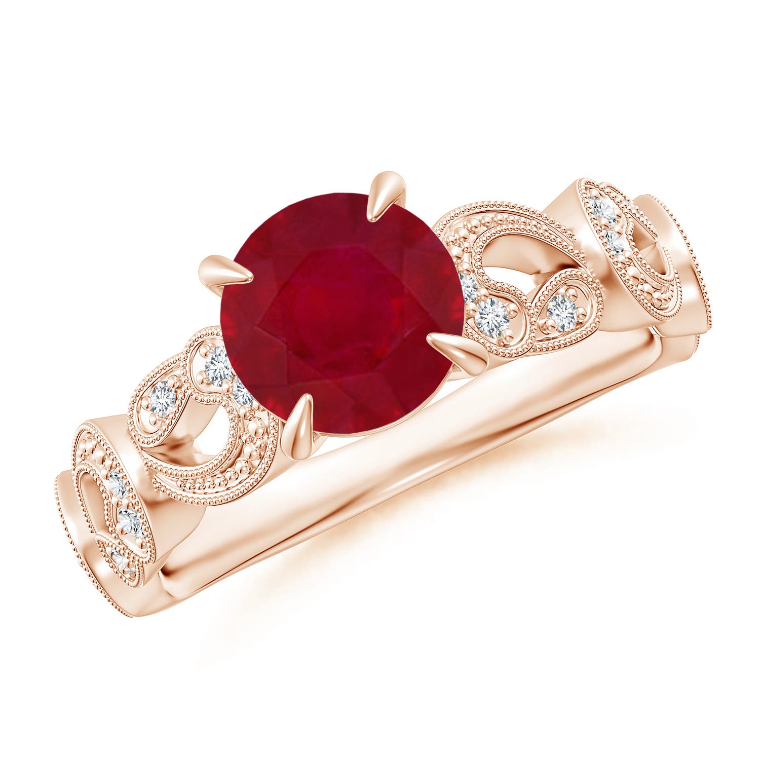 AA - Ruby / 1.51 CT / 14 KT Rose Gold