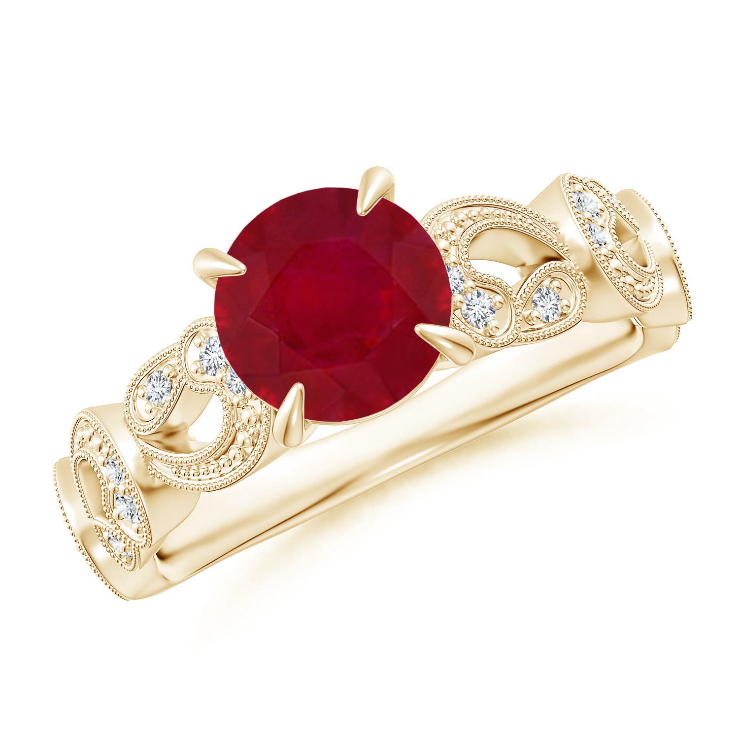 AA - Ruby / 1.51 CT / 14 KT Yellow Gold