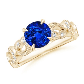Round AAAA Blue Sapphire