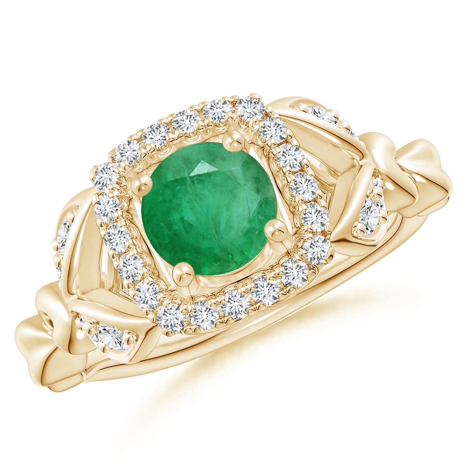 A - Emerald / 1.07 CT / 14 KT Yellow Gold