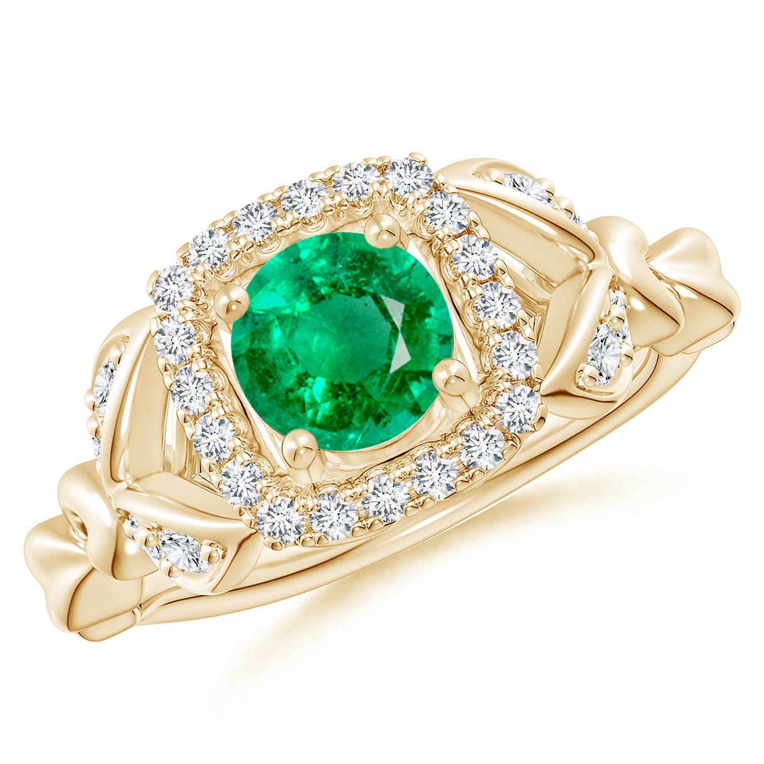 AAA - Emerald / 1.07 CT / 14 KT Yellow Gold