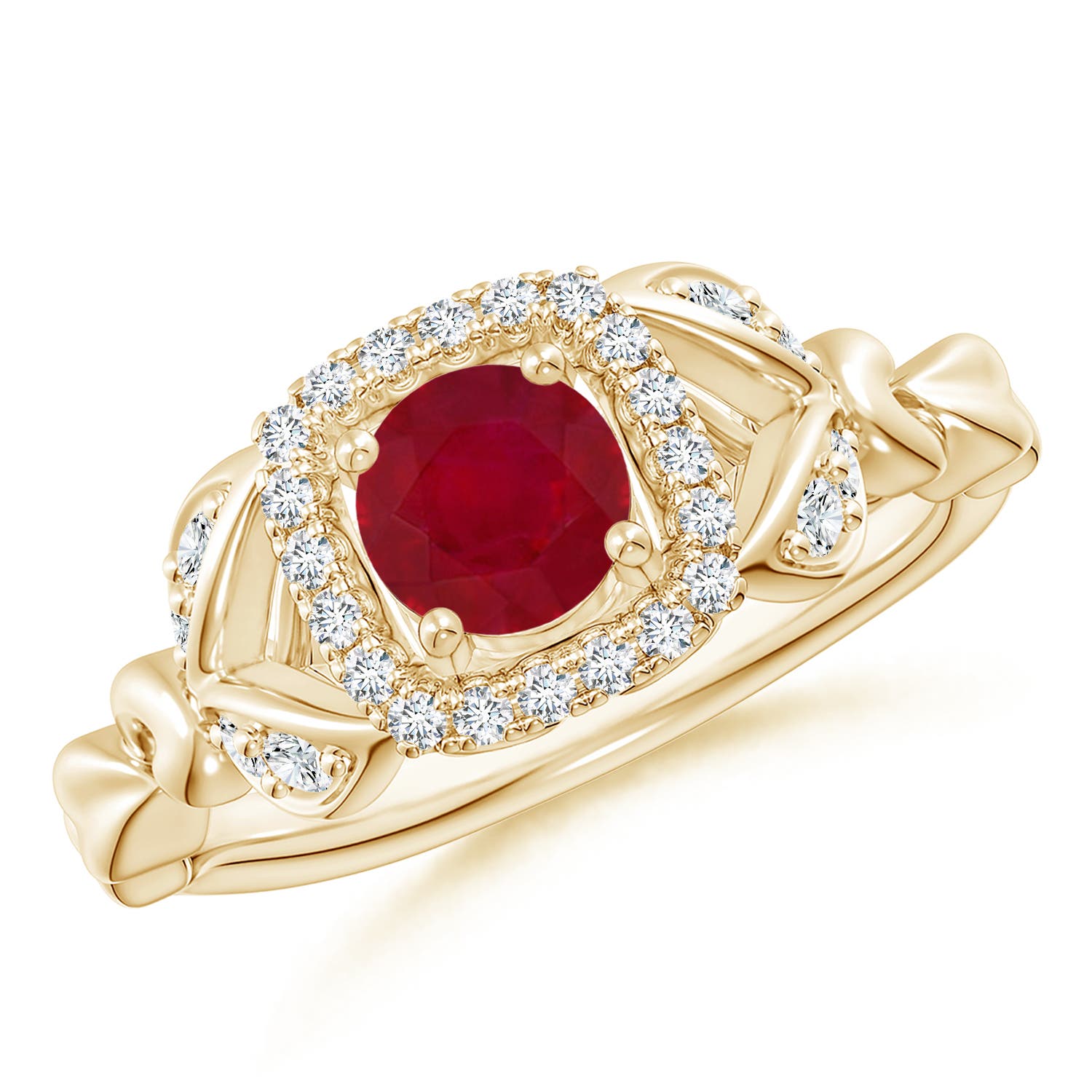 AA - Ruby / 0.82 CT / 14 KT Yellow Gold