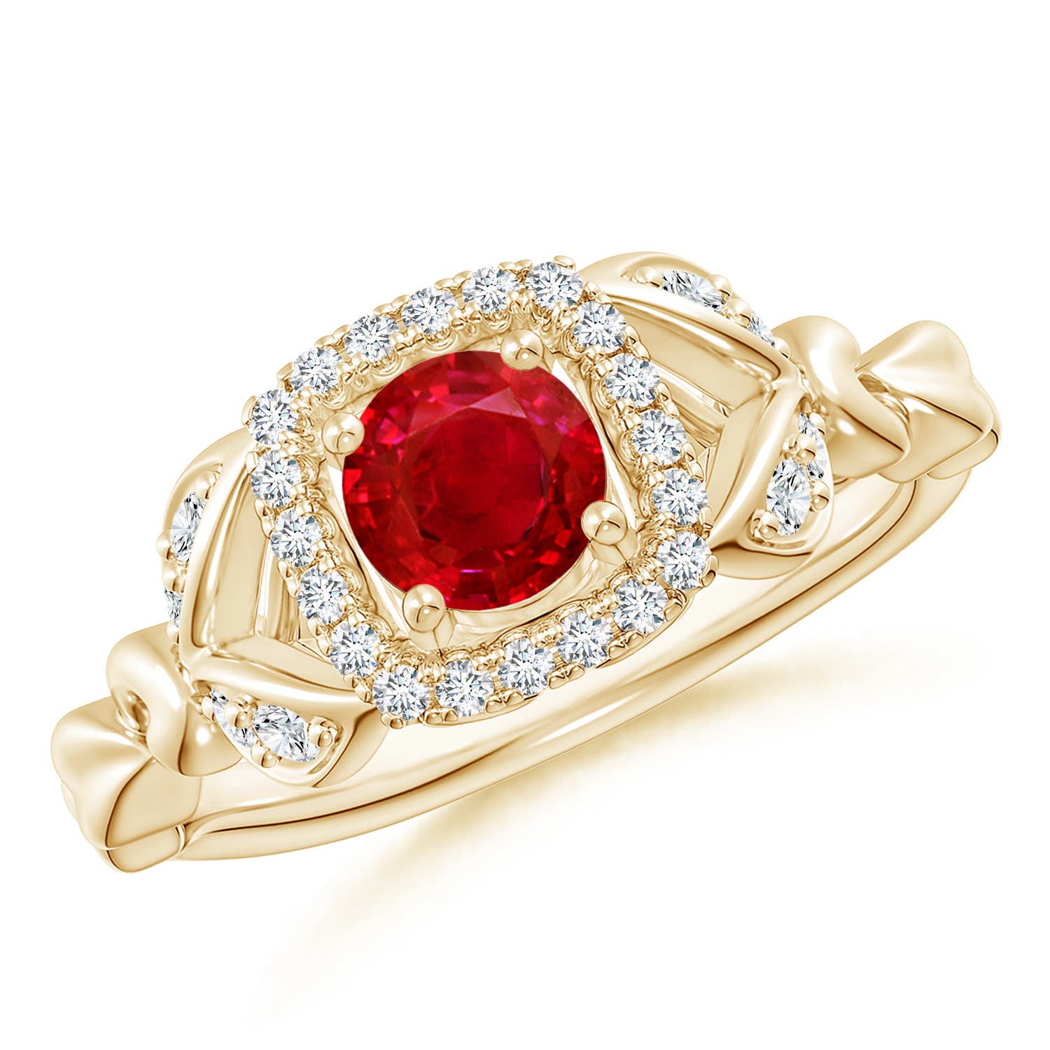 AAA - Ruby / 0.82 CT / 14 KT Yellow Gold