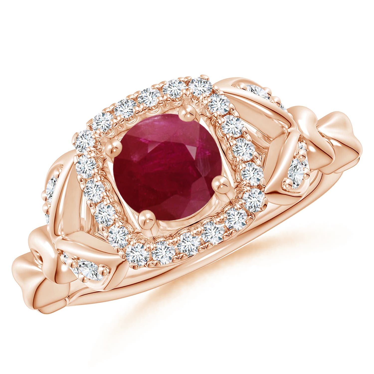 A - Ruby / 1.32 CT / 14 KT Rose Gold