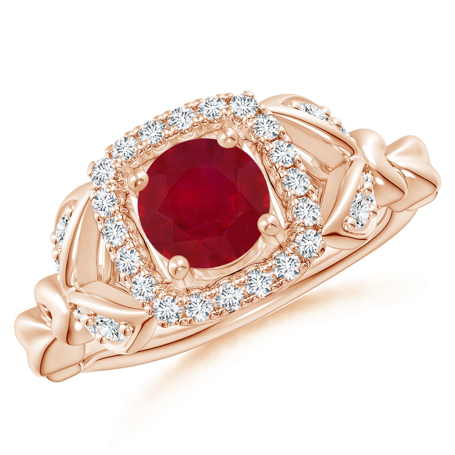 AA - Ruby / 1.32 CT / 14 KT Rose Gold