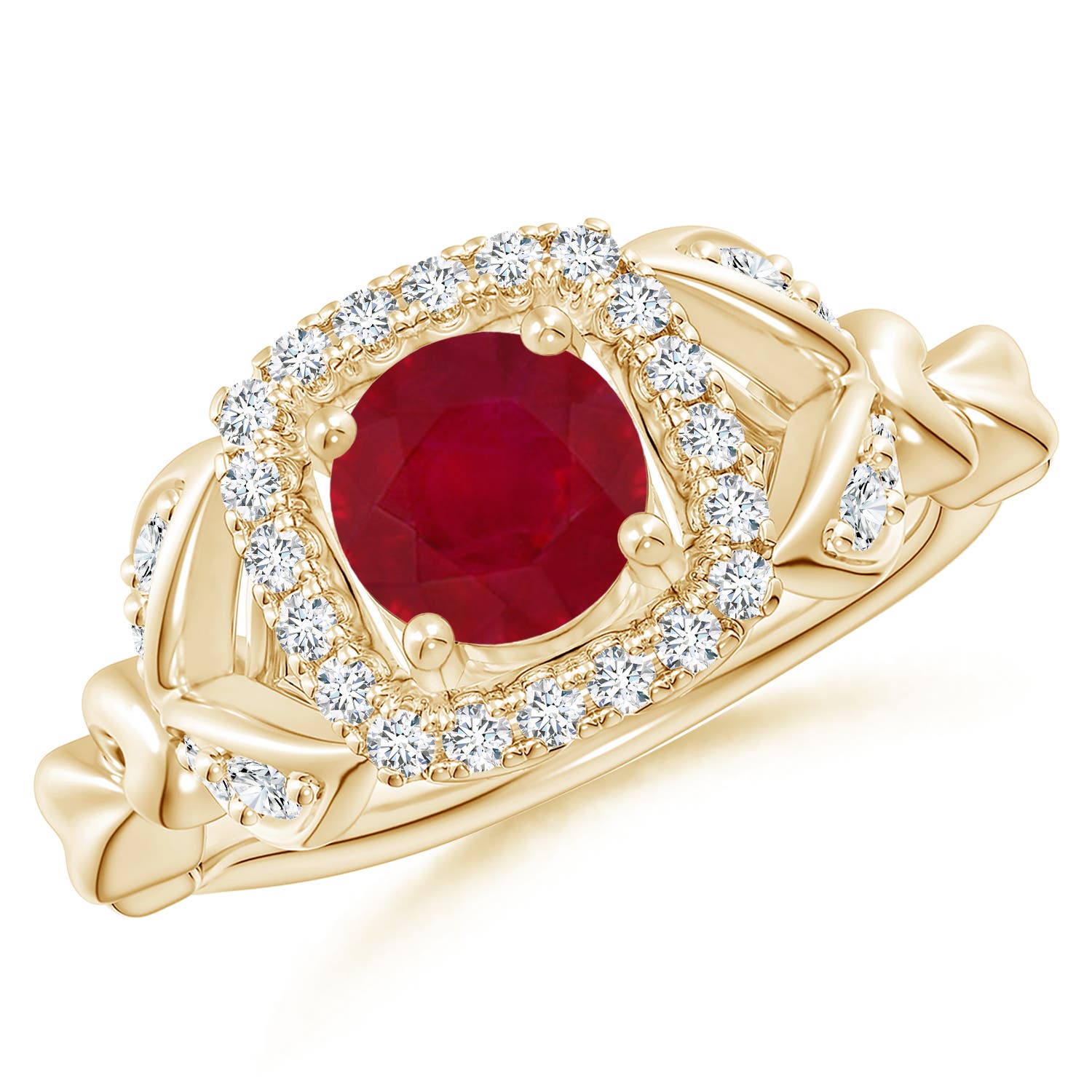 AA - Ruby / 1.32 CT / 14 KT Yellow Gold