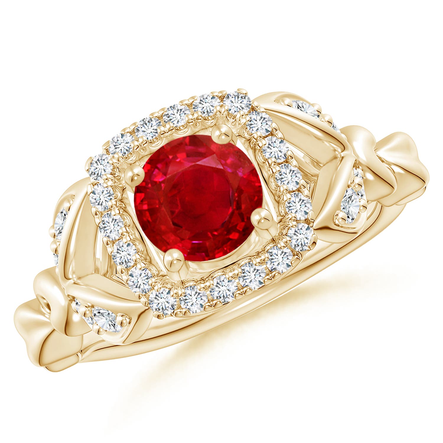 AAA - Ruby / 1.32 CT / 14 KT Yellow Gold