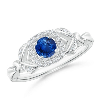 Round AAA Blue Sapphire