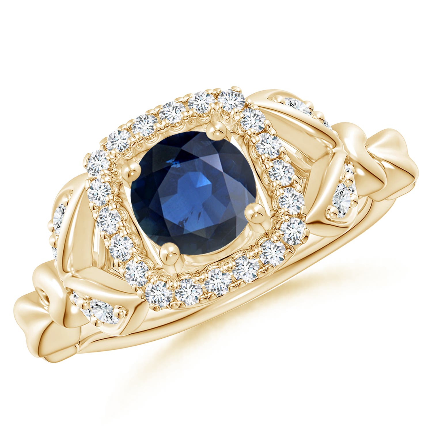 AA - Blue Sapphire / 1.32 CT / 14 KT Yellow Gold