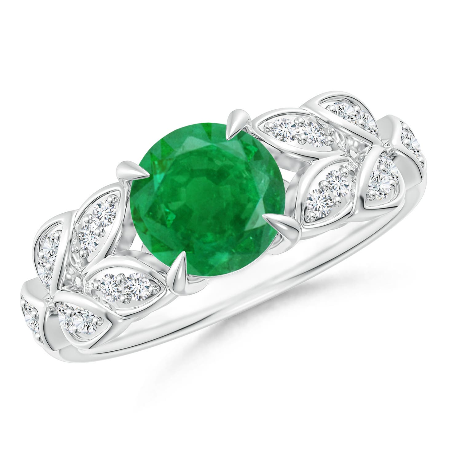 AA - Emerald / 1.42 CT / 14 KT White Gold