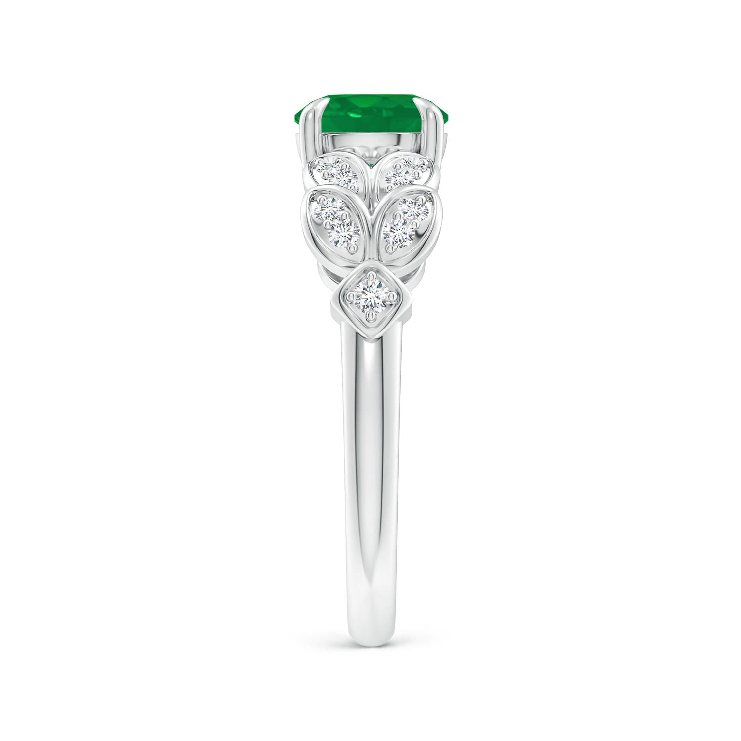 AA - Emerald / 1.42 CT / 14 KT White Gold