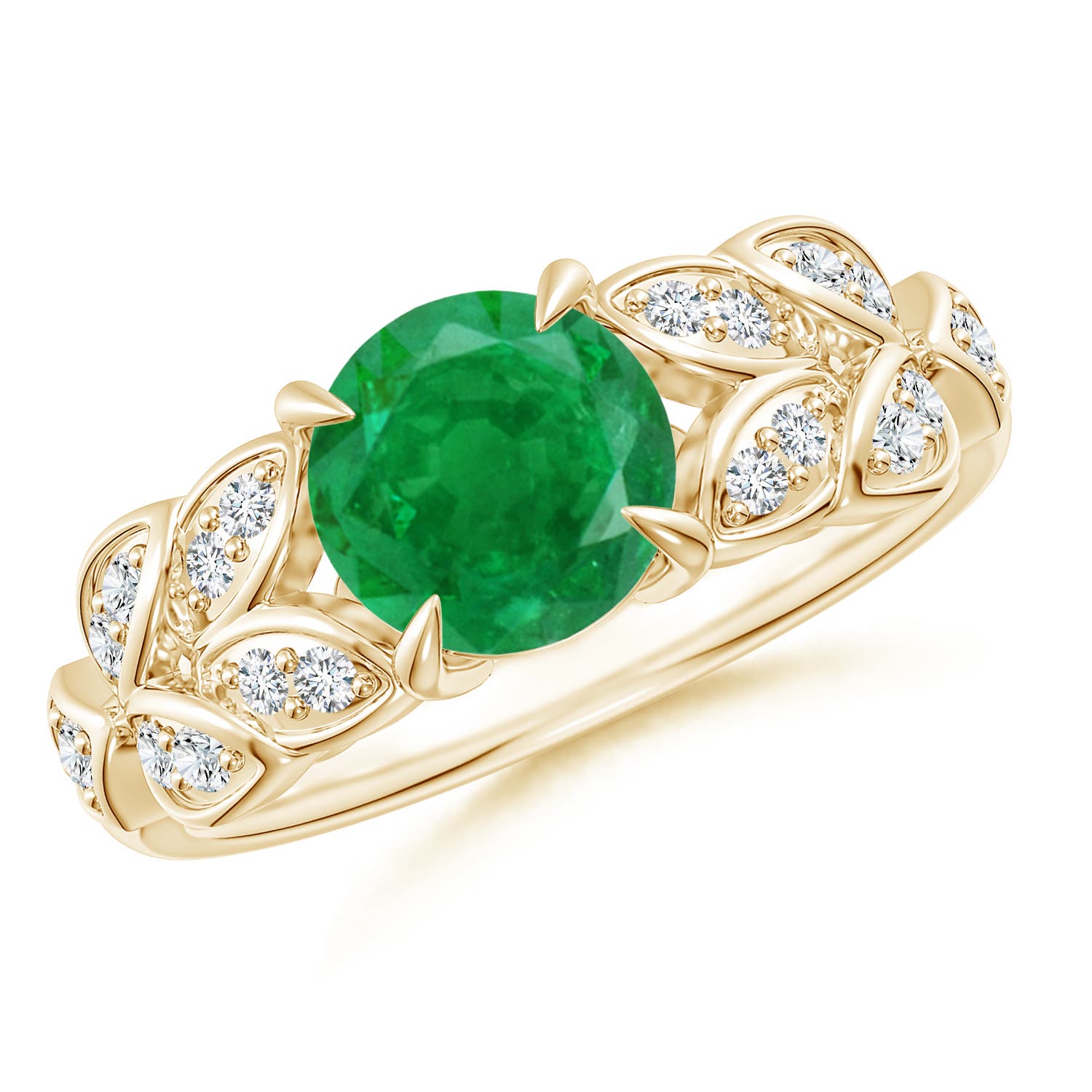 AA - Emerald / 1.42 CT / 14 KT Yellow Gold