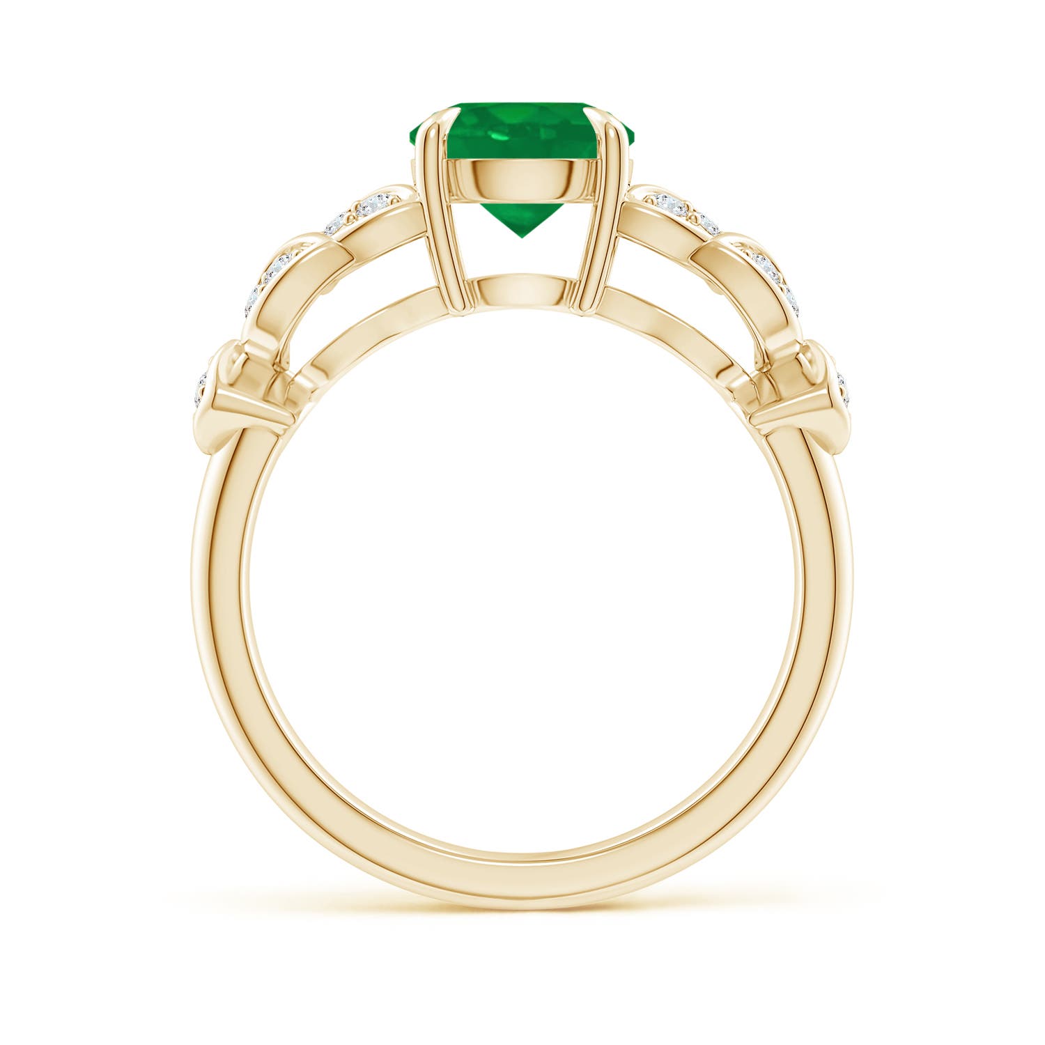 AA - Emerald / 1.42 CT / 14 KT Yellow Gold