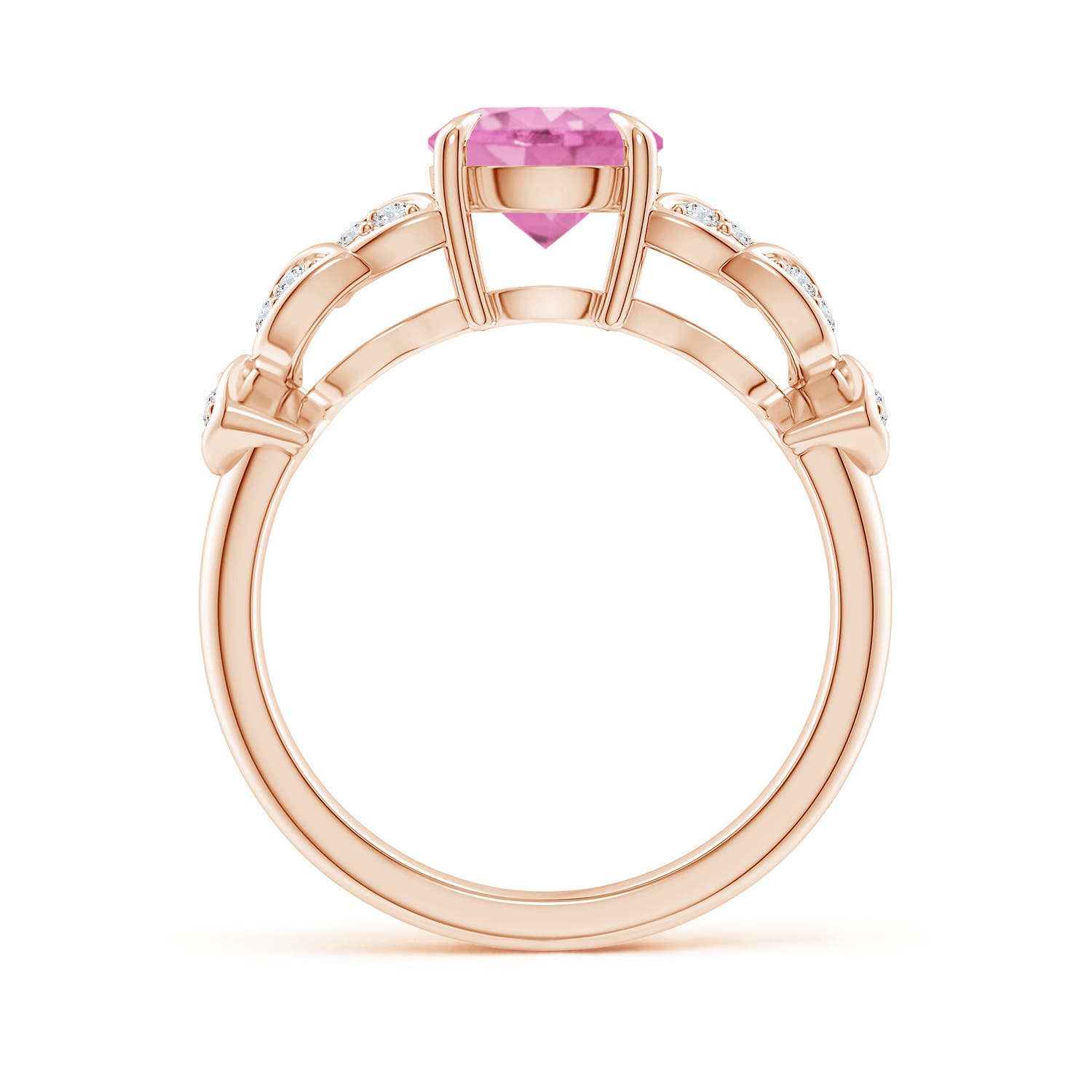 A - Pink Sapphire / 1.82 CT / 14 KT Rose Gold