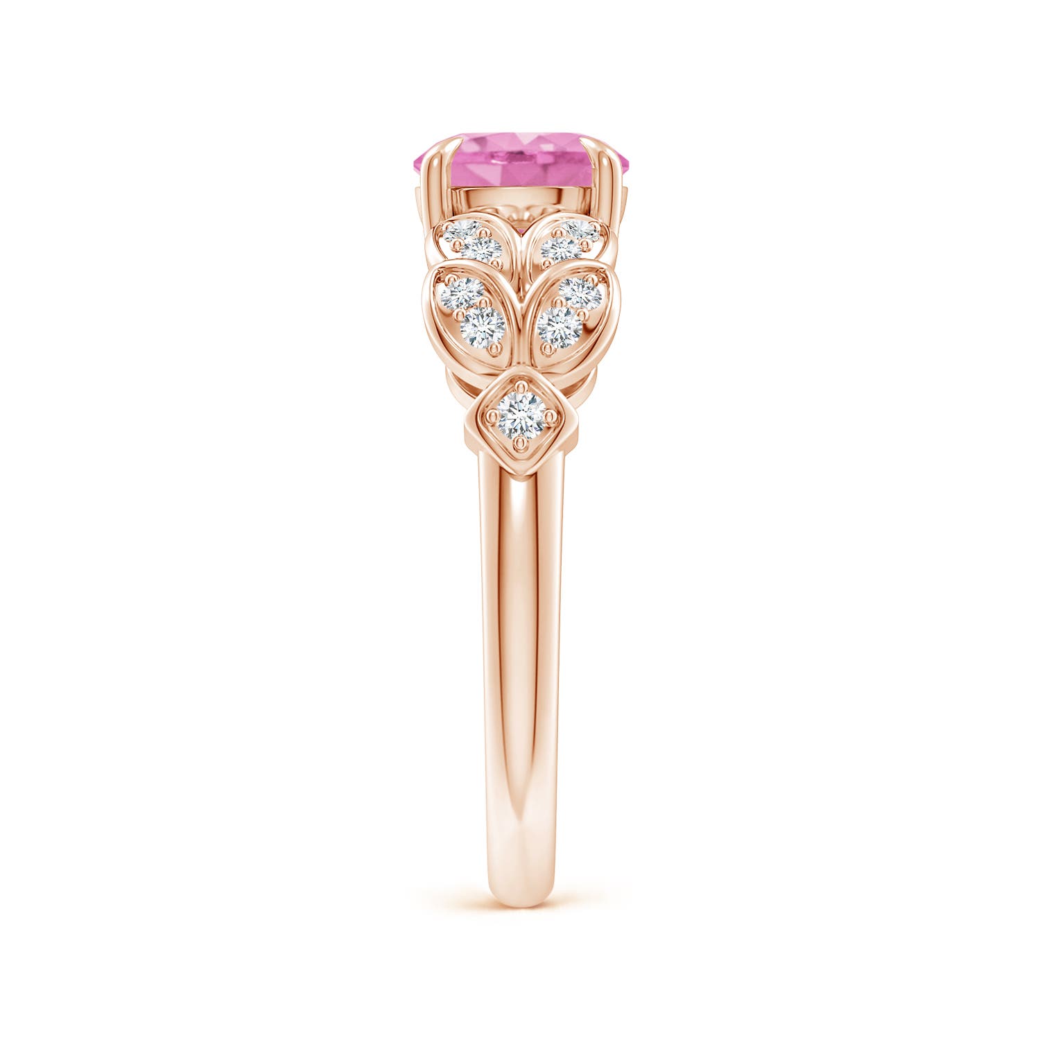 A - Pink Sapphire / 1.82 CT / 14 KT Rose Gold