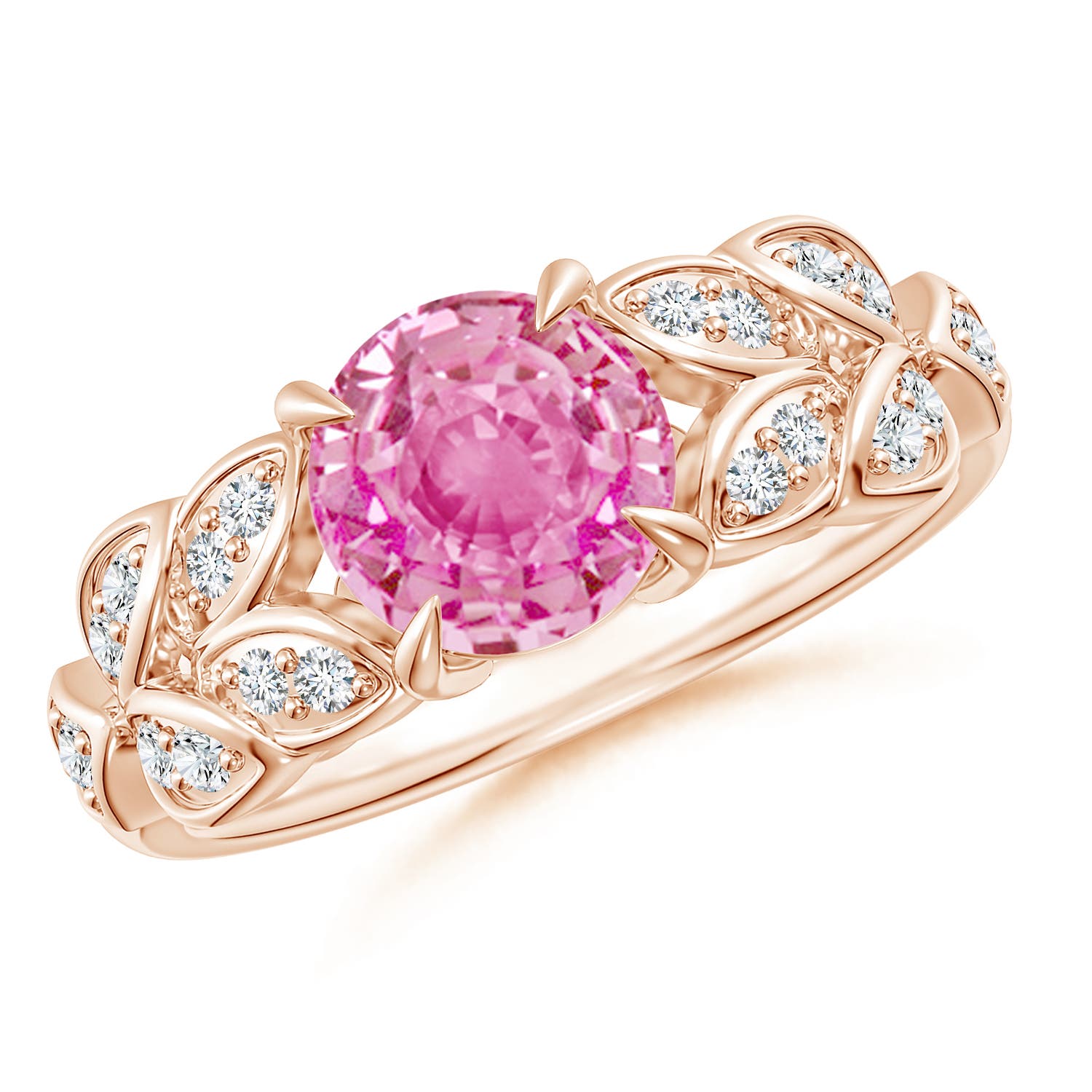 AA - Pink Sapphire / 1.82 CT / 14 KT Rose Gold