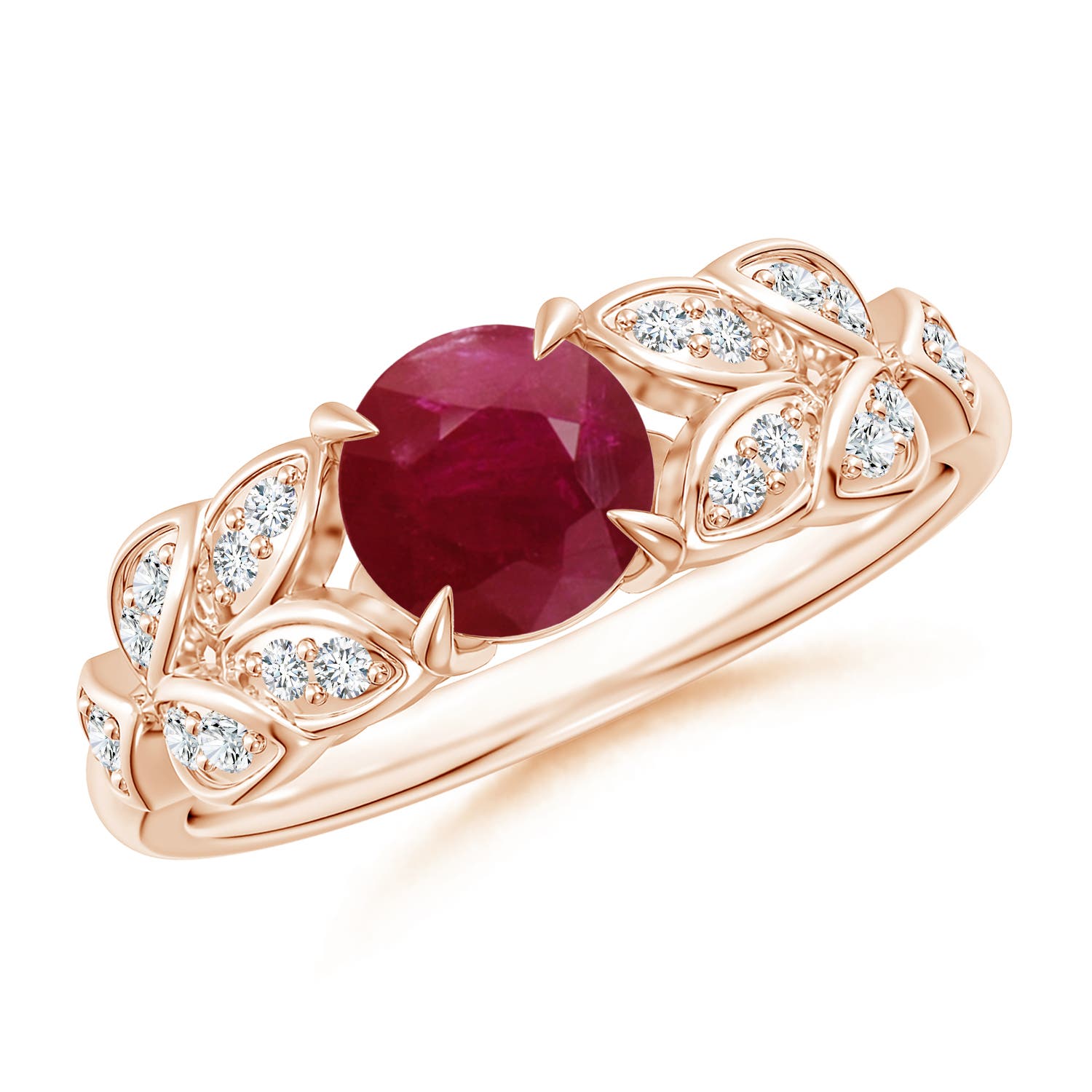 A - Ruby / 1.17 CT / 14 KT Rose Gold