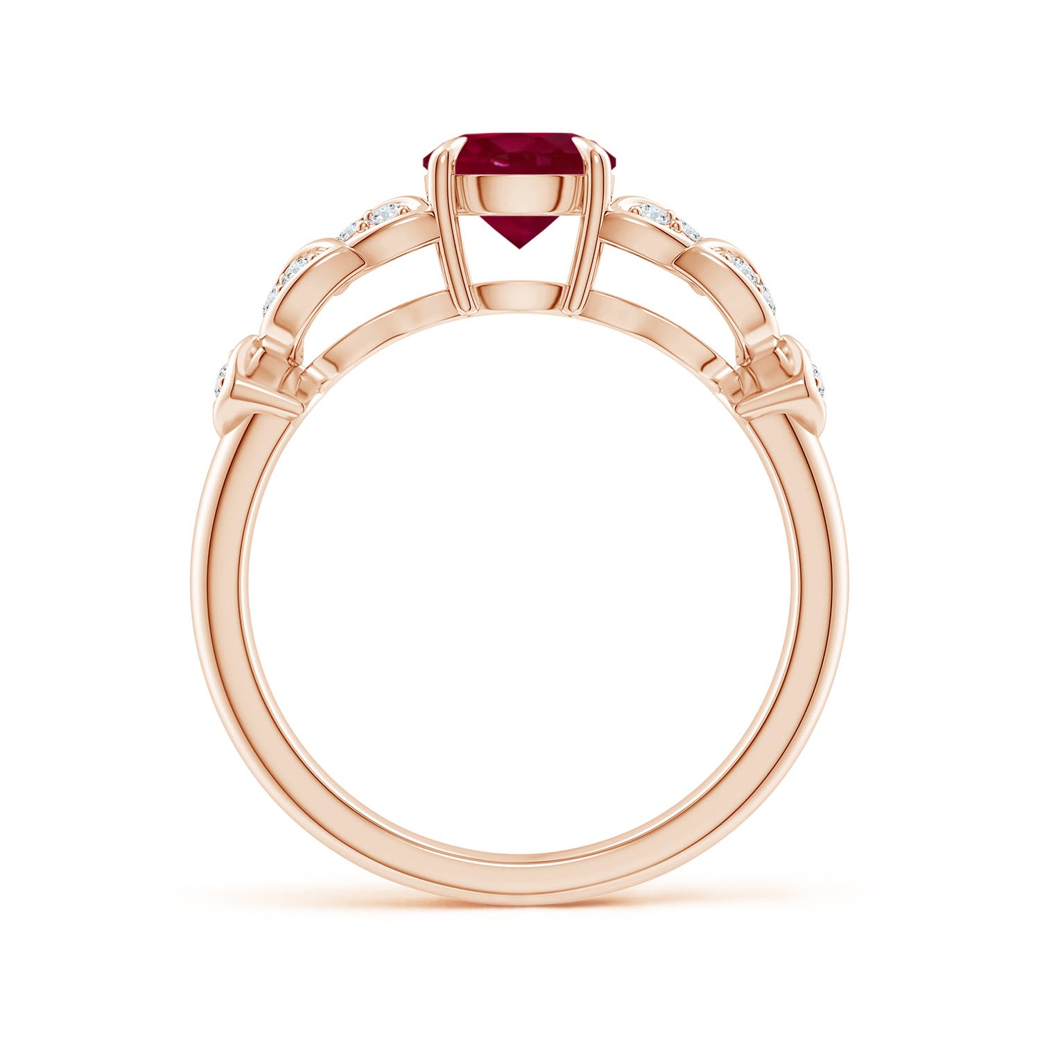 A - Ruby / 1.17 CT / 14 KT Rose Gold