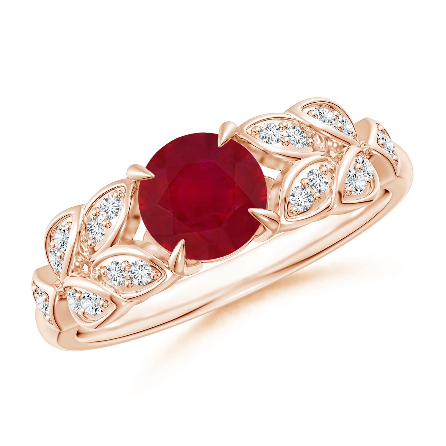 AA - Ruby / 1.17 CT / 14 KT Rose Gold