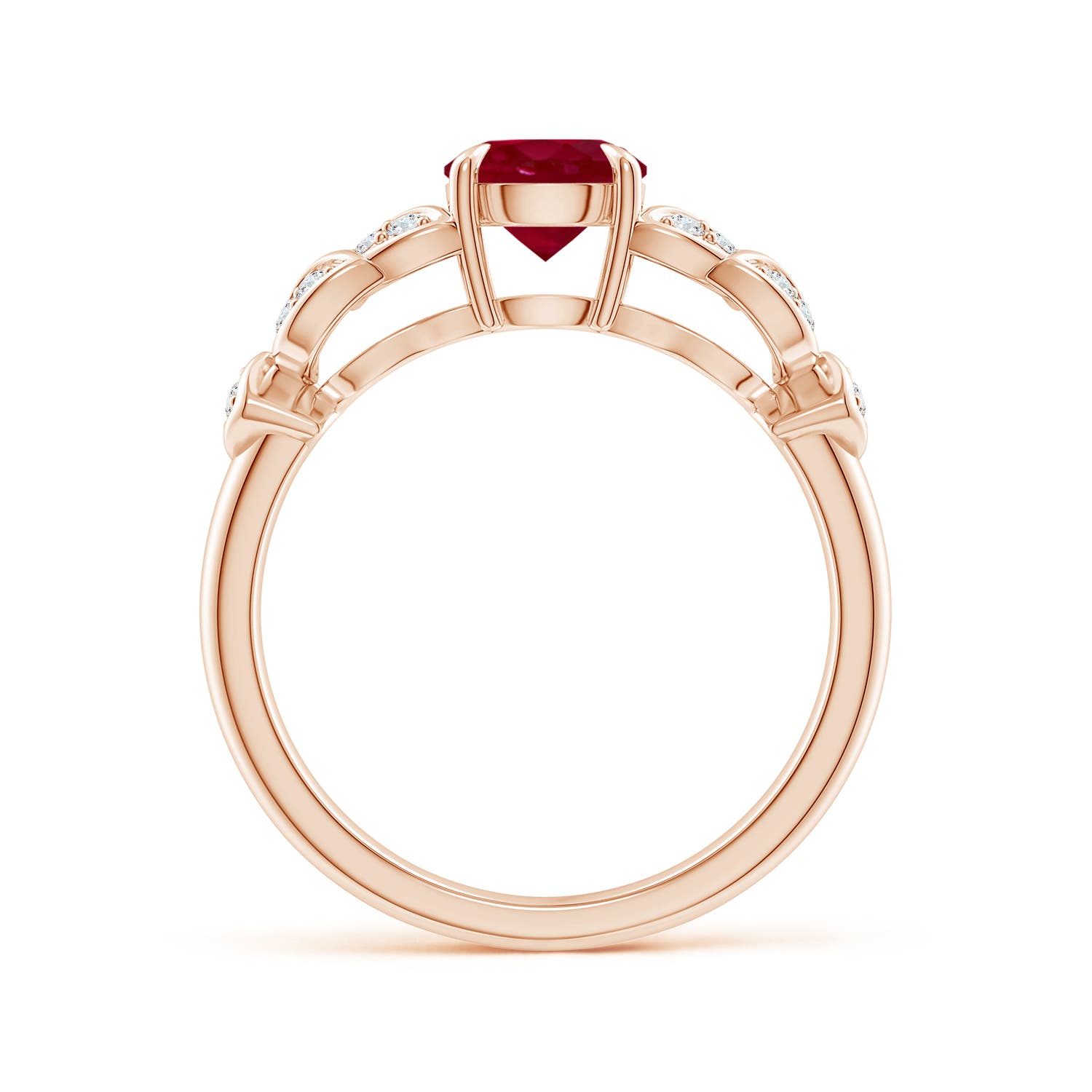 AA - Ruby / 1.17 CT / 14 KT Rose Gold