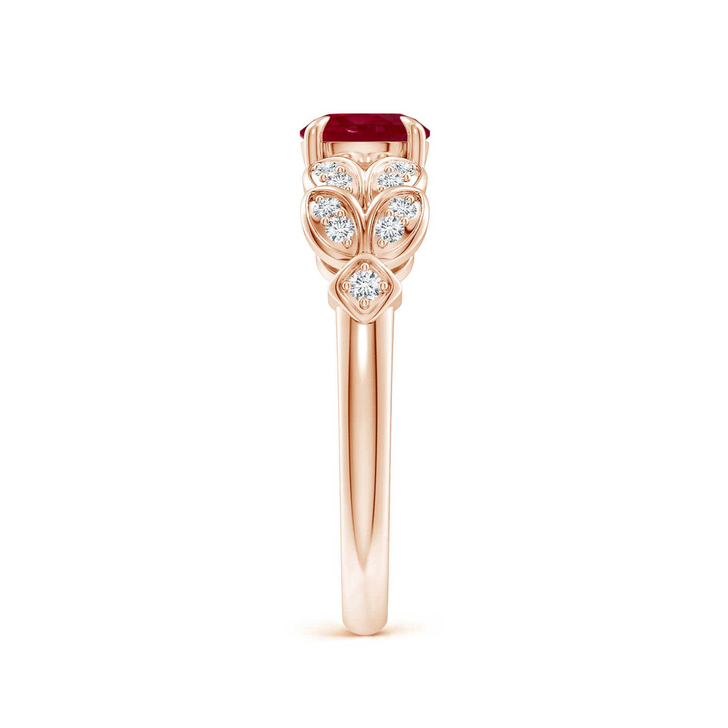 AA - Ruby / 1.17 CT / 14 KT Rose Gold