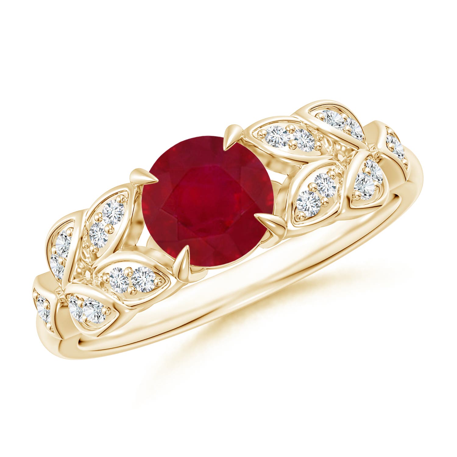 AA - Ruby / 1.17 CT / 14 KT Yellow Gold