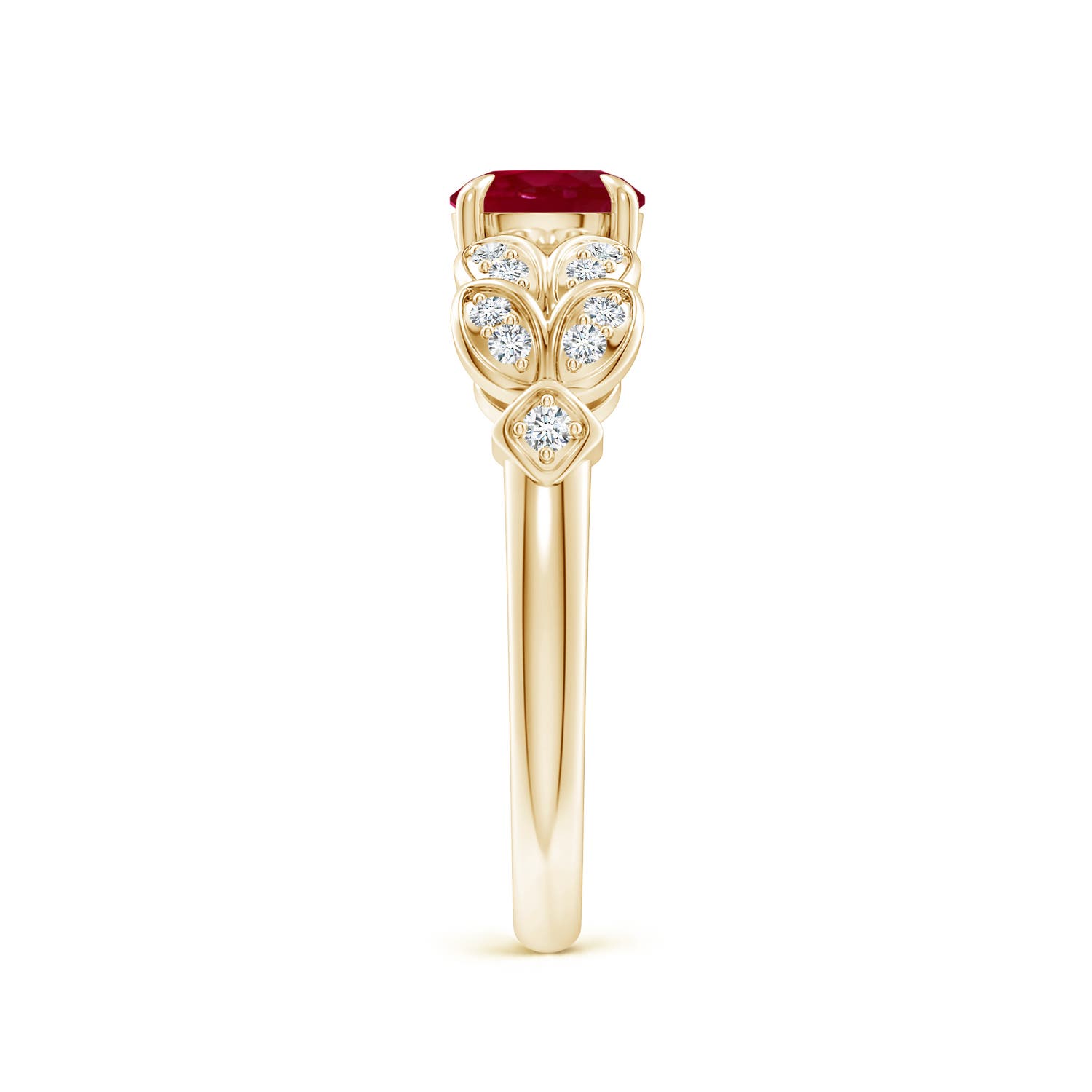 AA - Ruby / 1.17 CT / 14 KT Yellow Gold