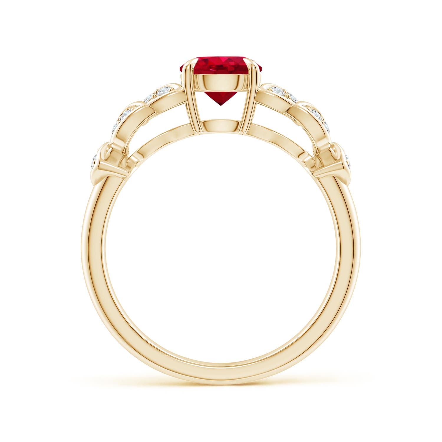 AAA - Ruby / 1.17 CT / 14 KT Yellow Gold