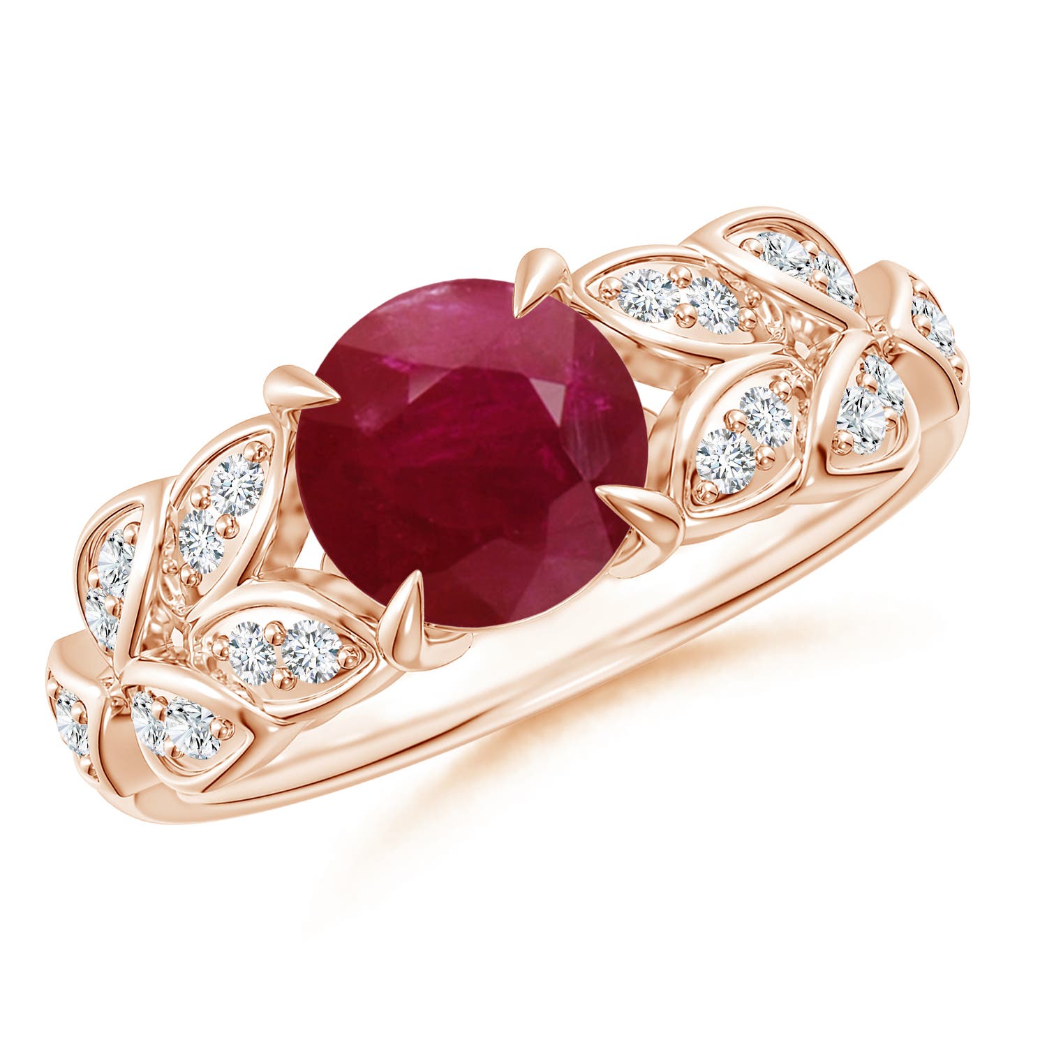 A - Ruby / 1.62 CT / 14 KT Rose Gold