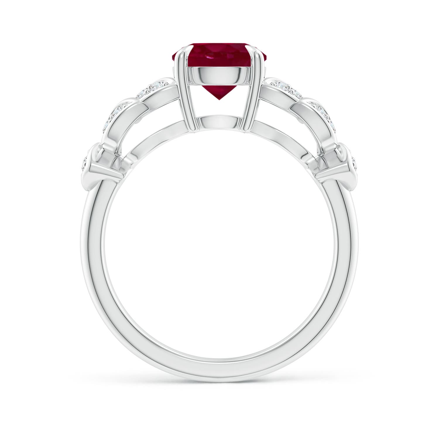 A - Ruby / 1.62 CT / 14 KT White Gold