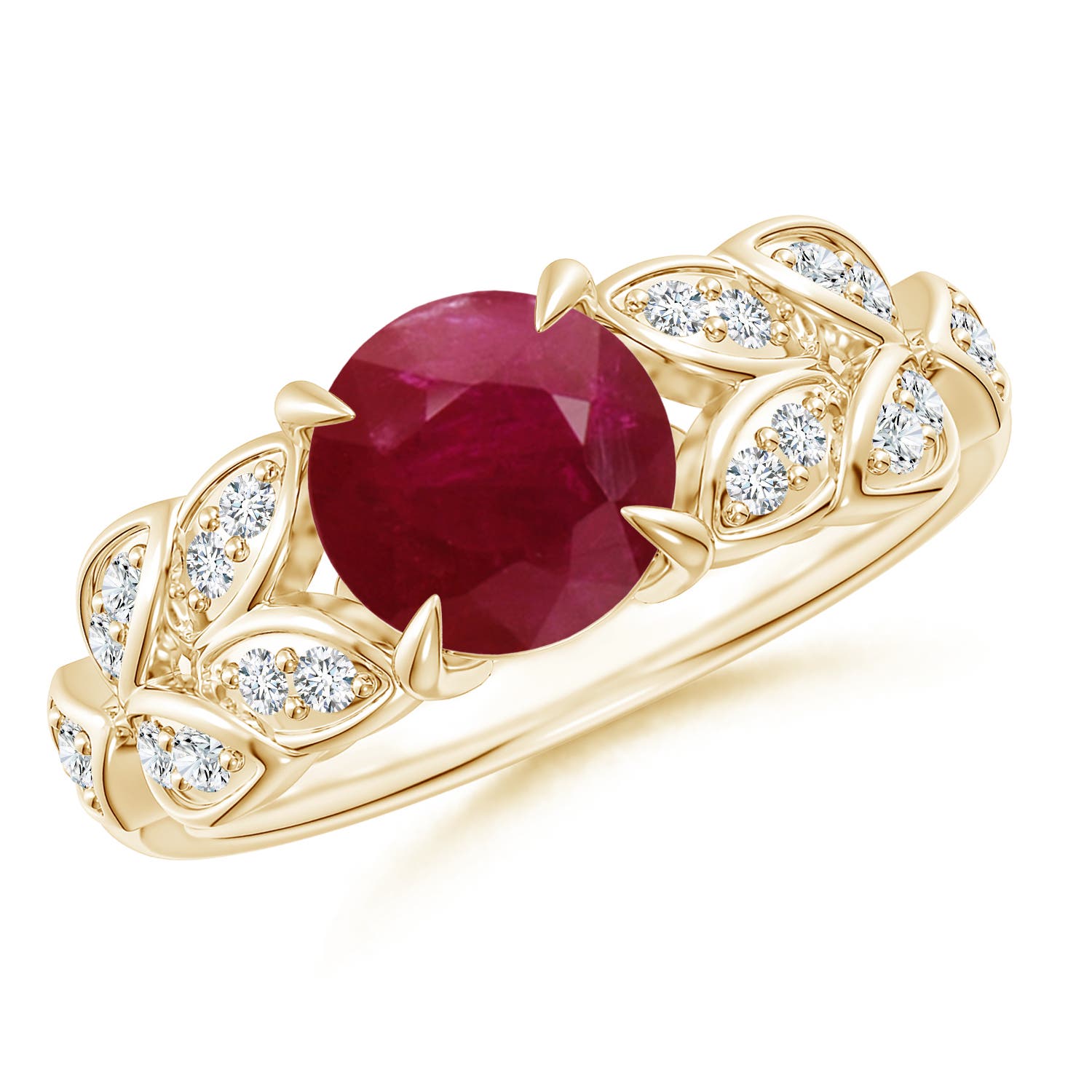 A - Ruby / 1.62 CT / 14 KT Yellow Gold