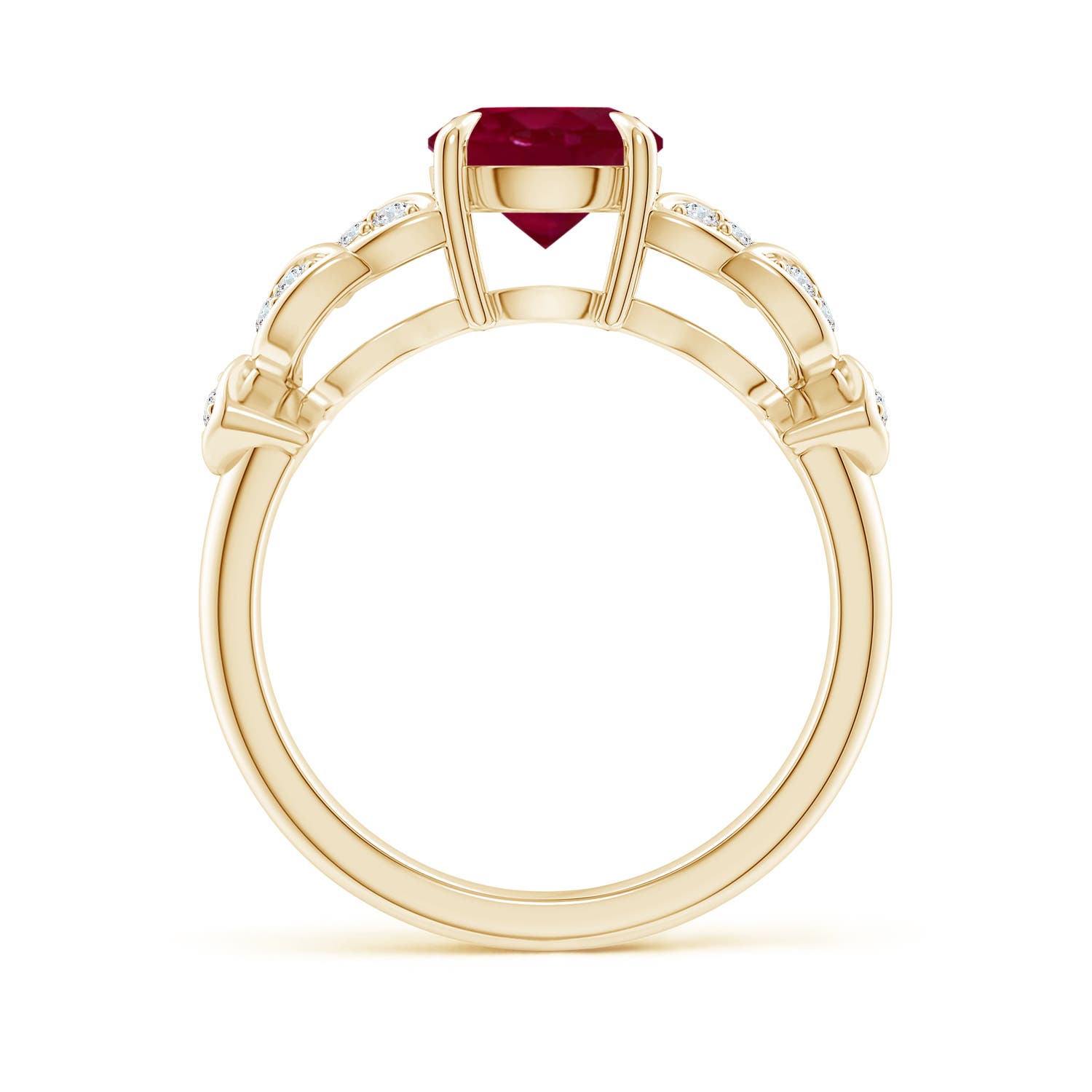 A - Ruby / 1.62 CT / 14 KT Yellow Gold