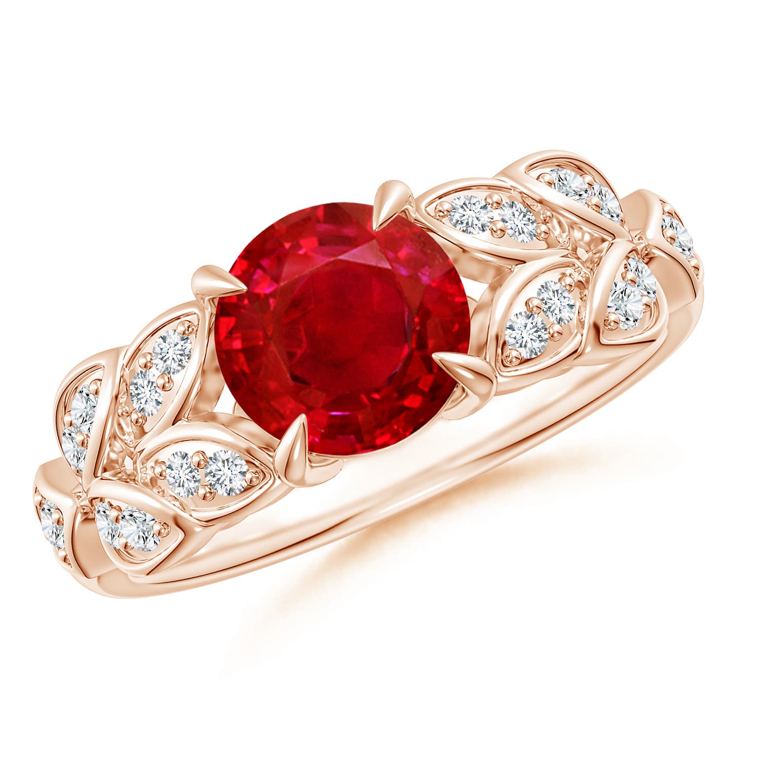 AAA - Ruby / 1.62 CT / 14 KT Rose Gold