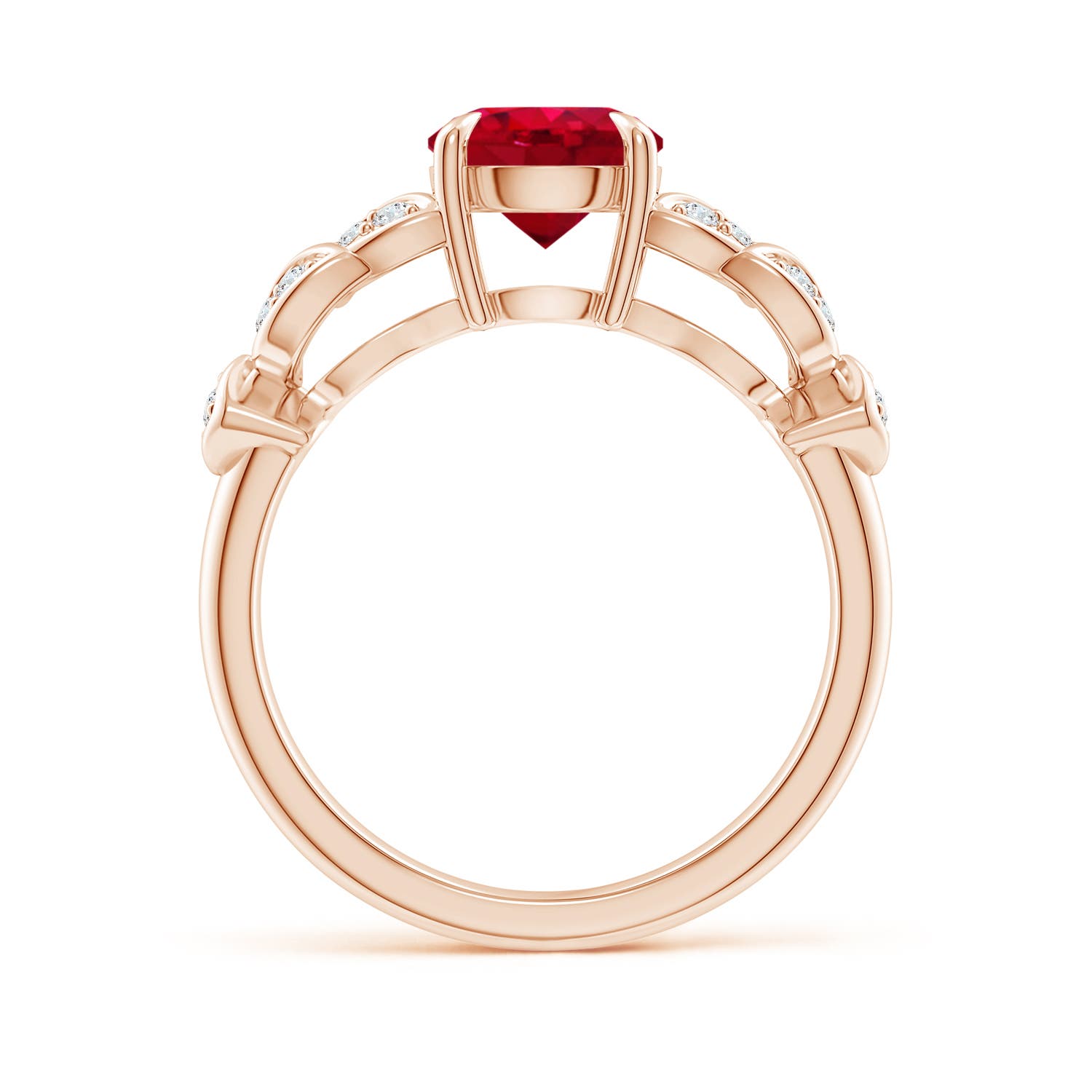 AAA - Ruby / 1.62 CT / 14 KT Rose Gold