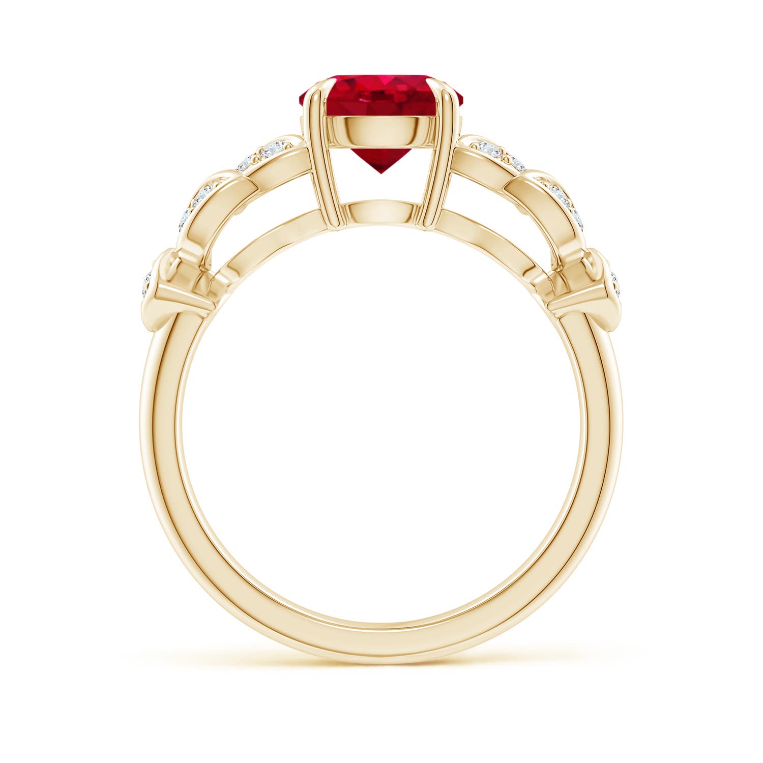 AAA - Ruby / 1.62 CT / 14 KT Yellow Gold