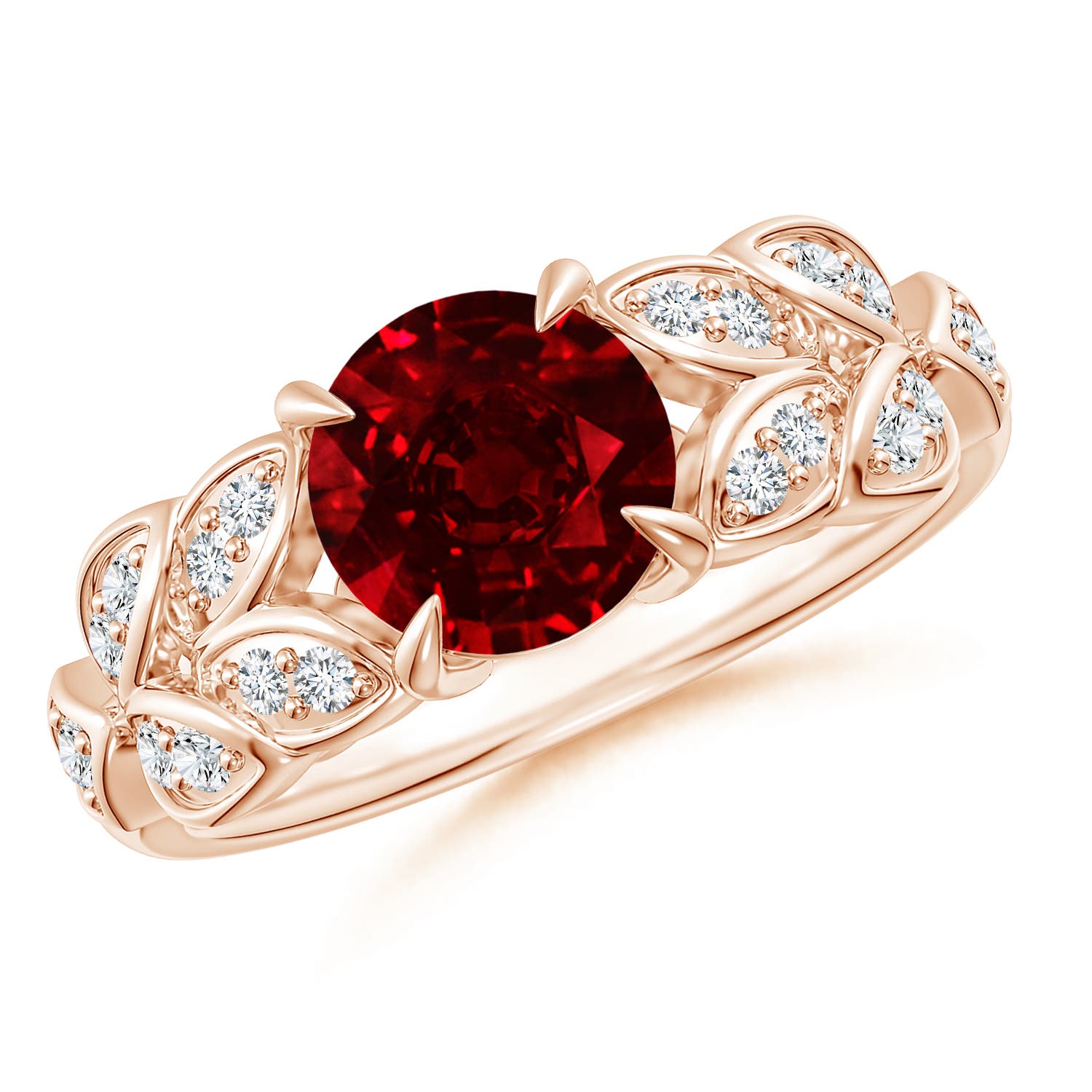 AAAA - Ruby / 1.62 CT / 14 KT Rose Gold