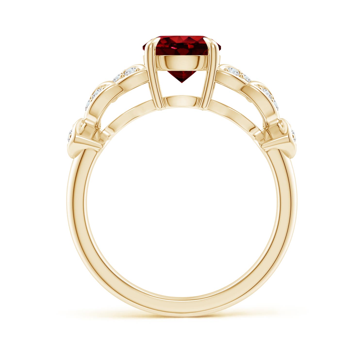 AAAA - Ruby / 1.62 CT / 14 KT Yellow Gold