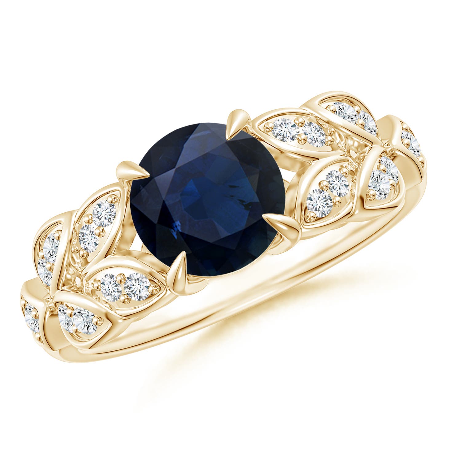 A - Blue Sapphire / 1.82 CT / 14 KT Yellow Gold