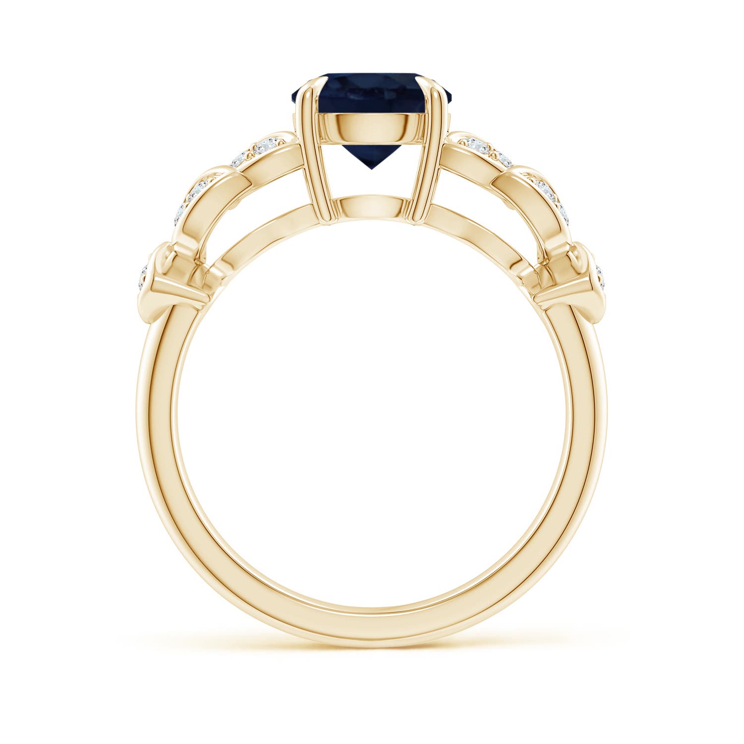 A - Blue Sapphire / 1.82 CT / 14 KT Yellow Gold