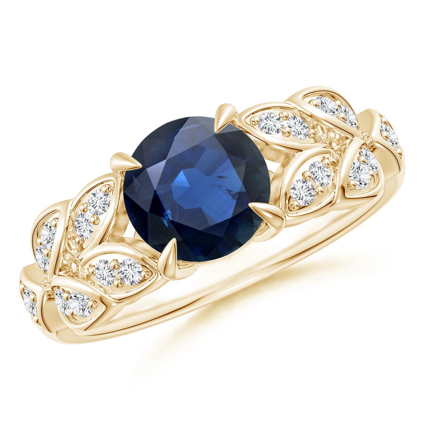 AA - Blue Sapphire / 1.82 CT / 14 KT Yellow Gold