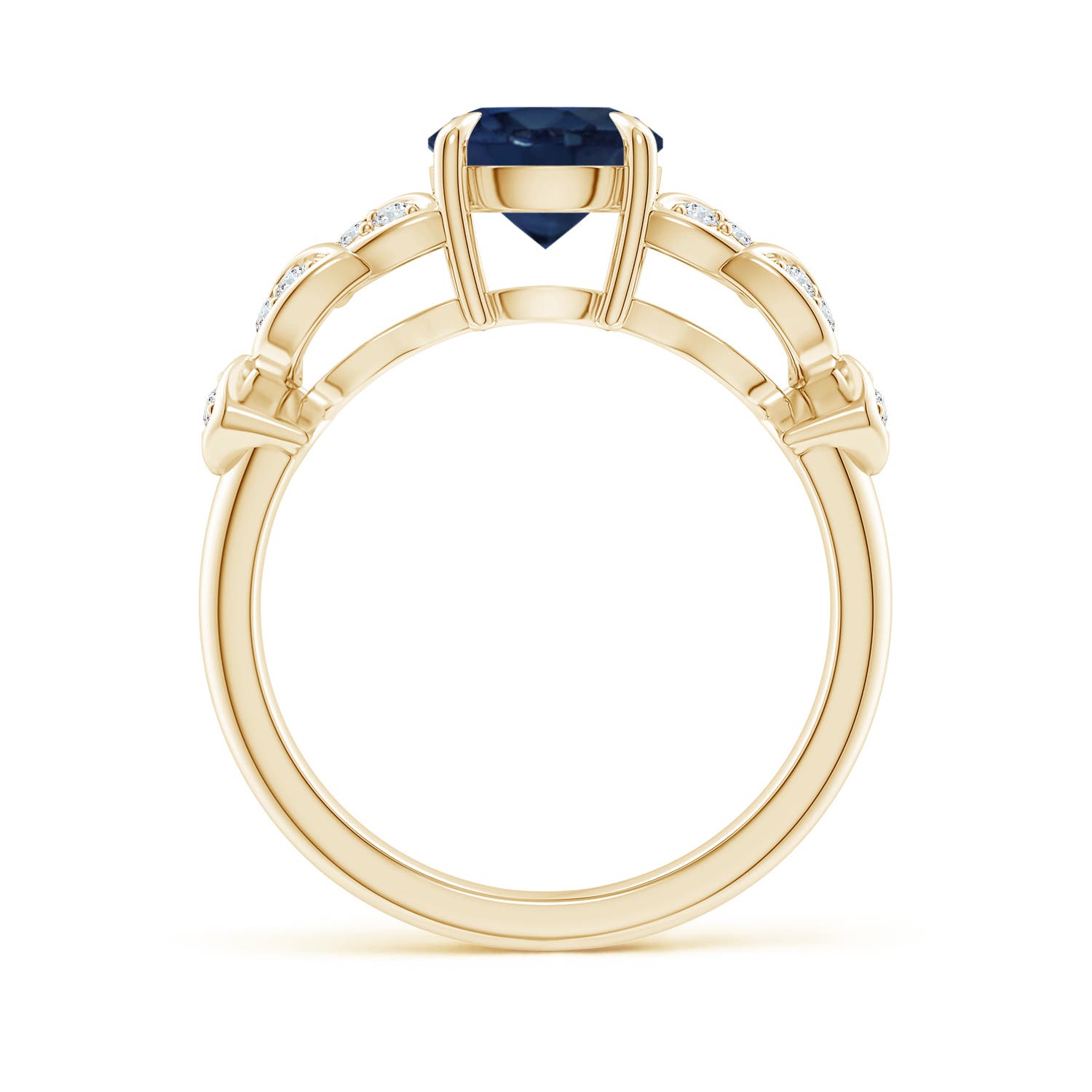 AA - Blue Sapphire / 1.82 CT / 14 KT Yellow Gold