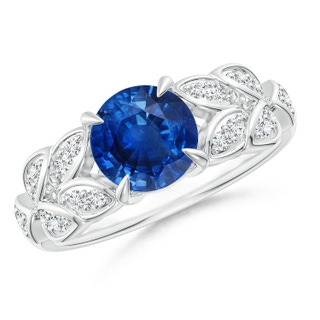 Round AAA Blue Sapphire