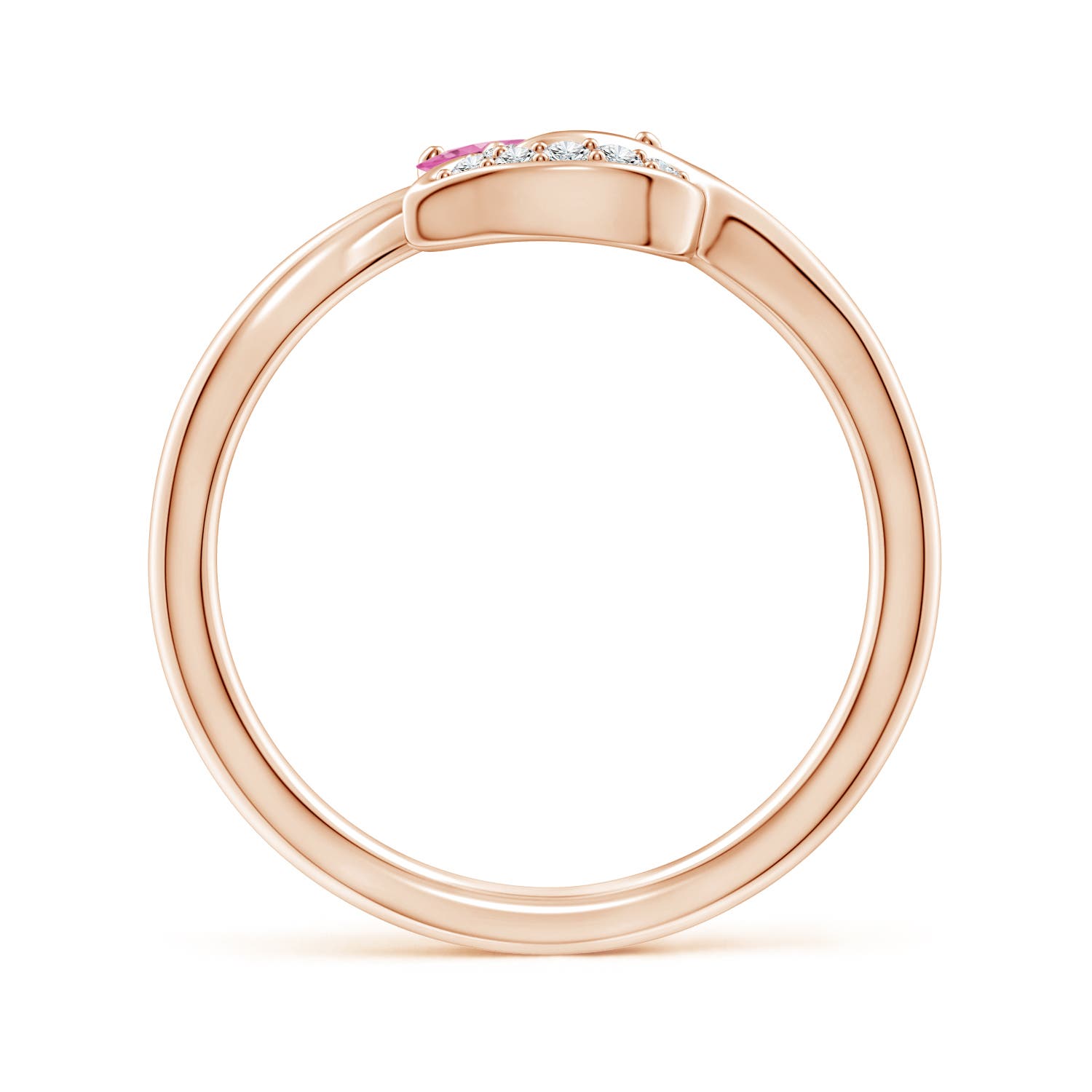 AA - Pink Sapphire / 0.9 CT / 14 KT Rose Gold