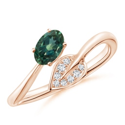 Rose Gold Rose Gold Teal Montana Sapphire Rings