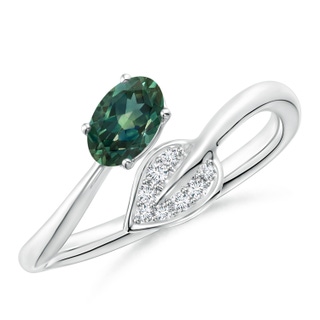 Oval AA Teal Montana Sapphire