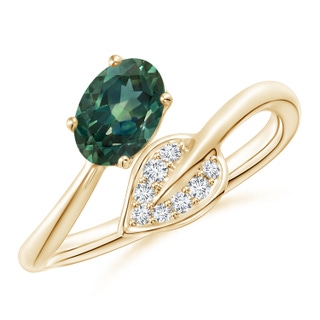 Oval AA Teal Montana Sapphire