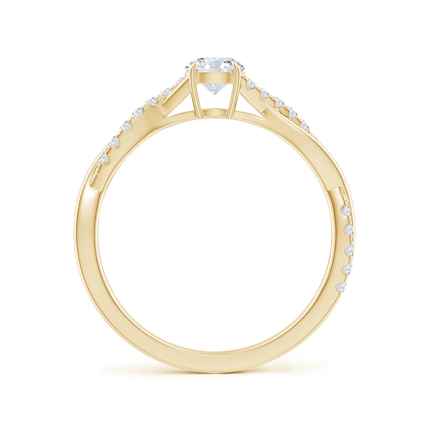 F-G, VS / 0.49 CT / 18 KT Yellow Gold