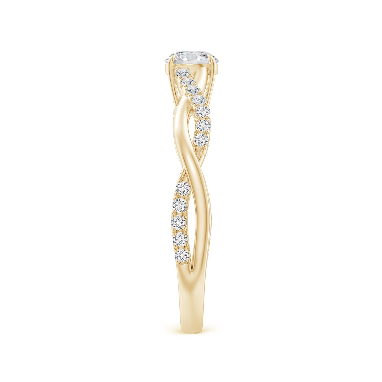 H, SI2 / 0.49 CT / 14 KT Yellow Gold