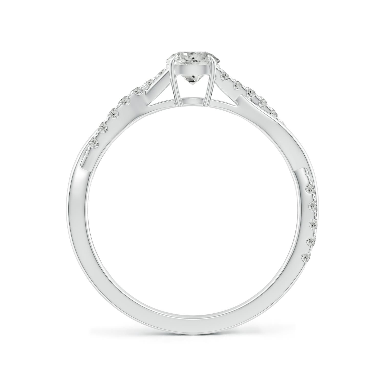 K, I3 / 0.49 CT / 14 KT White Gold